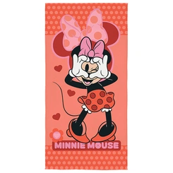 Toalha Aveludada Infantil Minnie 70cm x 1,40m Lepper Oficial