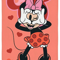 Toalha Aveludada Infantil Minnie 70cm x 1,40m Lepper Oficial