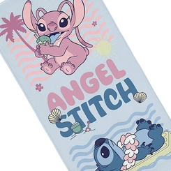 Toalha Aveludada Infantil Stitch 70cm x 1,40m Lepper Oficial