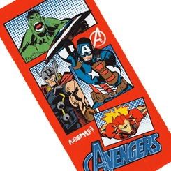 Toalha de Banho Infantil Lepper Felpuda Vingadores Avengers 60cm x 1.20m