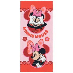 Toalha de Banho Infantil Lepper Felpuda Minnie 60cm x 1.20m