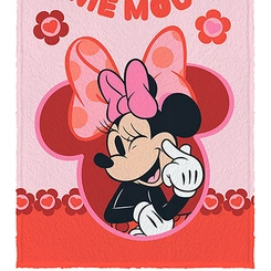 Toalha de Banho Infantil Lepper Felpuda Minnie 60cm x 1.20m