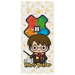 Toalha de Banho Infantil Lepper Felpuda Harry Potter 60cm x 1.20m