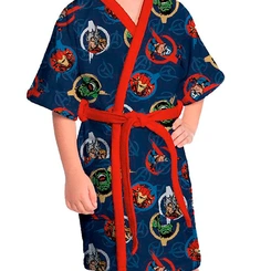 Roupão Infantil Aveludado Vingadores Avengers Lepper Quimono