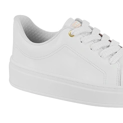 Tênis Feminino Beira Rio Casual Napa Turim Branco