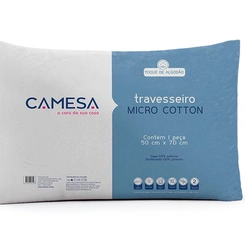 Travesseiro Camesa Micro Cotton 50x70 Médio