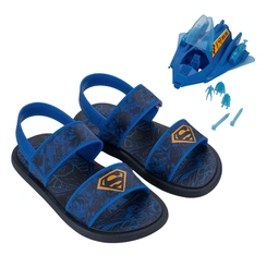 Sandália Infantil Menino Super Homem Liga Da Justiça Galaxy Grendene Kids com Nave