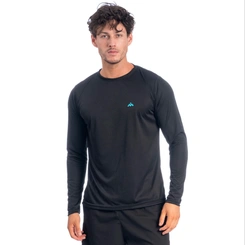 Camiseta Masculina Manga Longa Mezul Básica Proteção Solar UV