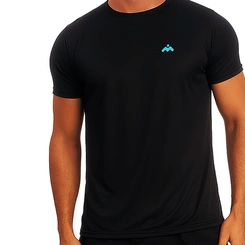 Camiseta Masculina Manga Curta Mezul Básica Proteção Solar UV