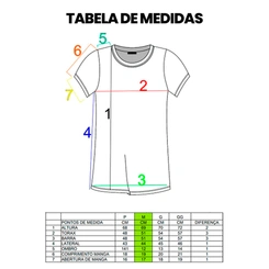 Camiseta Masculina Manga Curta Mezul Básica Proteção Solar UV