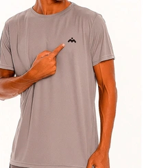 Camiseta Masculina Manga Curta Mezul Básica Proteção Solar UV