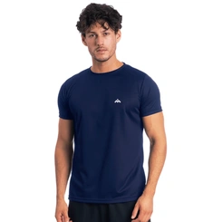 Camiseta Masculino Dry Fit Manga Curta Mezul Losango Essencial