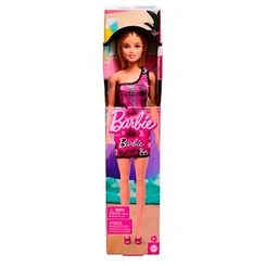 Boneca Barbie Fashionista Vestido Estampado