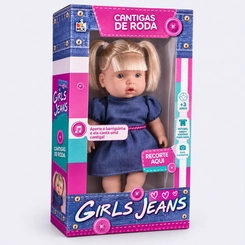 Boneca Girls Jeans Cantigas de Roda