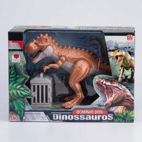 Brinquedo Domínio dos Dinossauros Com Acessórios