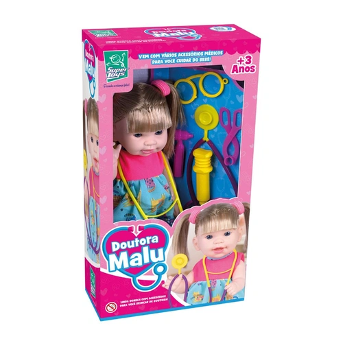 Boneca Doutora Malu Super Toys