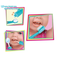 Boneca Sapequinha 1º Dentinho com Escovinha Diversão e Aprendizado