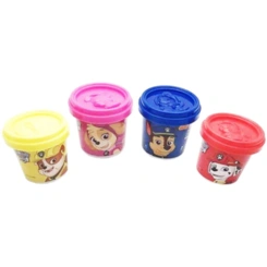 Massinha Divertida Patrulha Canina Kit com 4 Potes