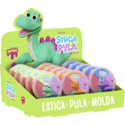 Massinha Stiiica e Pula Dinossauro Gelelé