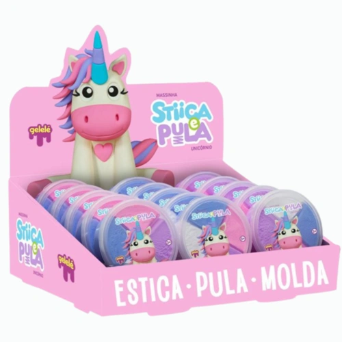Massinha Stiiica e Pula Unicórnio Gelelé