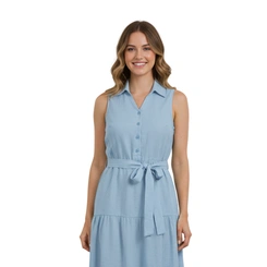 Vestido Feminino Chic Top Liso