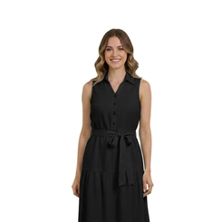 Vestido Feminino Chic Top Liso