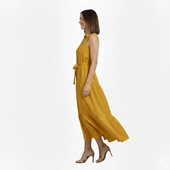 Vestido Feminino Chic Top Liso