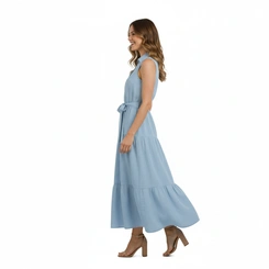 Vestido Feminino Chic Top Liso