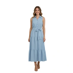 Vestido Feminino Chic Top Liso