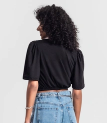 Blusa Cropped Feminina Rovitex Malha Delicate