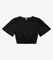 Blusa Cropped Feminina Rovitex Malha Delicate