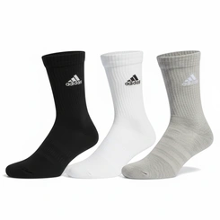 Kit 3 Pares Meia Masculina Adidas Cano Longo Adulto