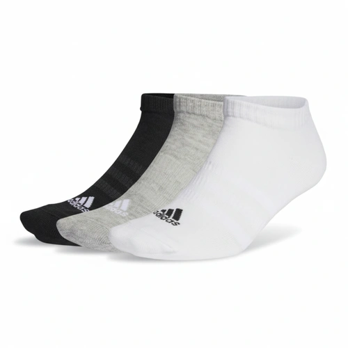 Kit 3 Pares Meia Masculina Adidas Cano Baixo Adulto