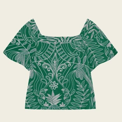 Blusa Manga Curta Plus Size Secret Glam