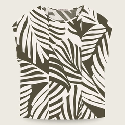 Blusa Manga Curta Plus Size Secret Glam Estampada