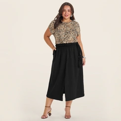 Blusa Manga Curta Plus Size Secret Glam Estampada