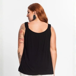 Regata Feminina Alça  Plus Size Secret Lisa