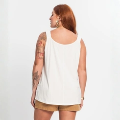 Regata Feminina Alça  Plus Size Secret Lisa