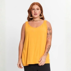 Regata Feminina Alça  Plus Size Secret Lisa
