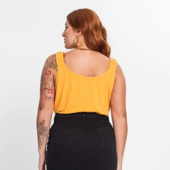 Regata Feminina Alça  Plus Size Secret Lisa