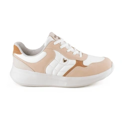 Tênis Casual Feminino Mississipi Bege Claro