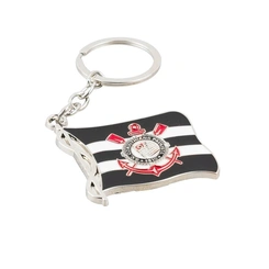 Chaveiro Metal Bandeira do Corinthians Oficial