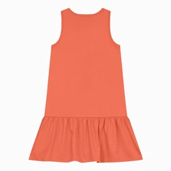 Vestido Infantil Menina Moana Saia Rodada em Cotton