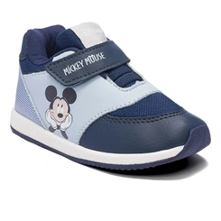 Tênis Infantil Menino Mickey Disney Conforto Tira Aderente Antiderrapante
