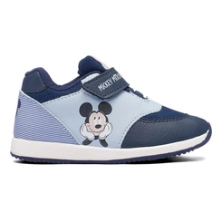 Tênis Infantil Menino Mickey Disney Conforto Tira Aderente Antiderrapante