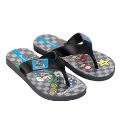 Chinelo Infantil Menino Ipanema Super Mario Preto