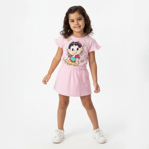 Conjunto Infantil Menina Magali 100% Algodão Malha