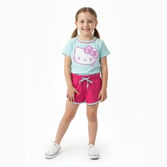 Conjunto Infantil Menina Hello Kitty Lacinho