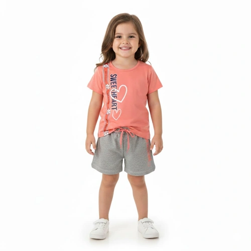 Conjunto Bebê Menina Manga Curta Arrumadinhos Cuti Girl
