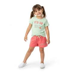 Conjunto Bebê Menina Manga Curta Arrumadinhos Cuti Girl